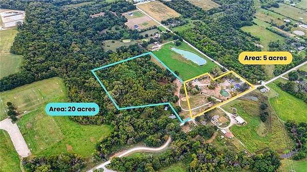 20 Acres of Recreational Land for Sale in Harrisonville, Missouri