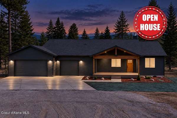 4.83 Acres of Land with Home for Sale in Athol, Idaho