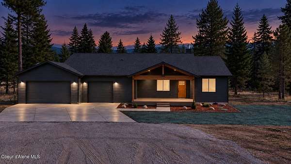 4.83 Acres of Land with Home for Sale in Athol, Idaho