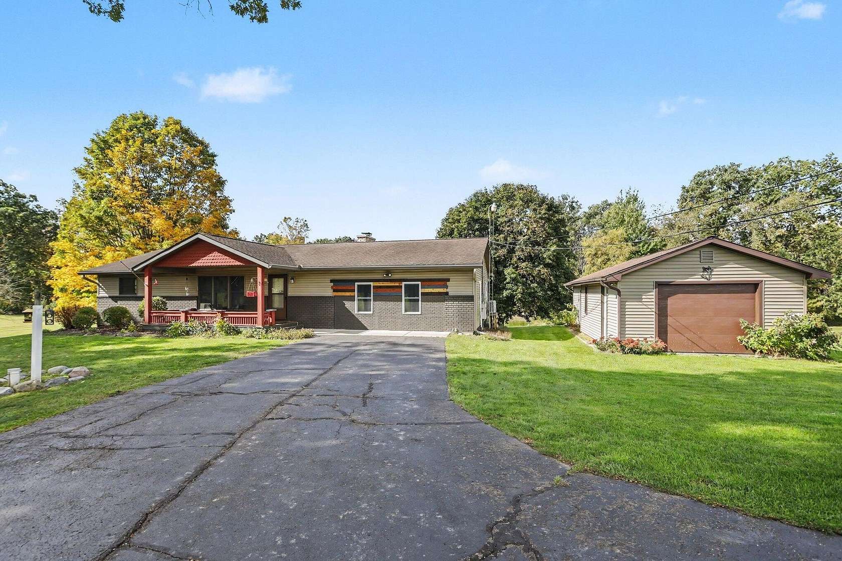 8.87 Acres of Land with Home for Sale in Battle Creek, Michigan