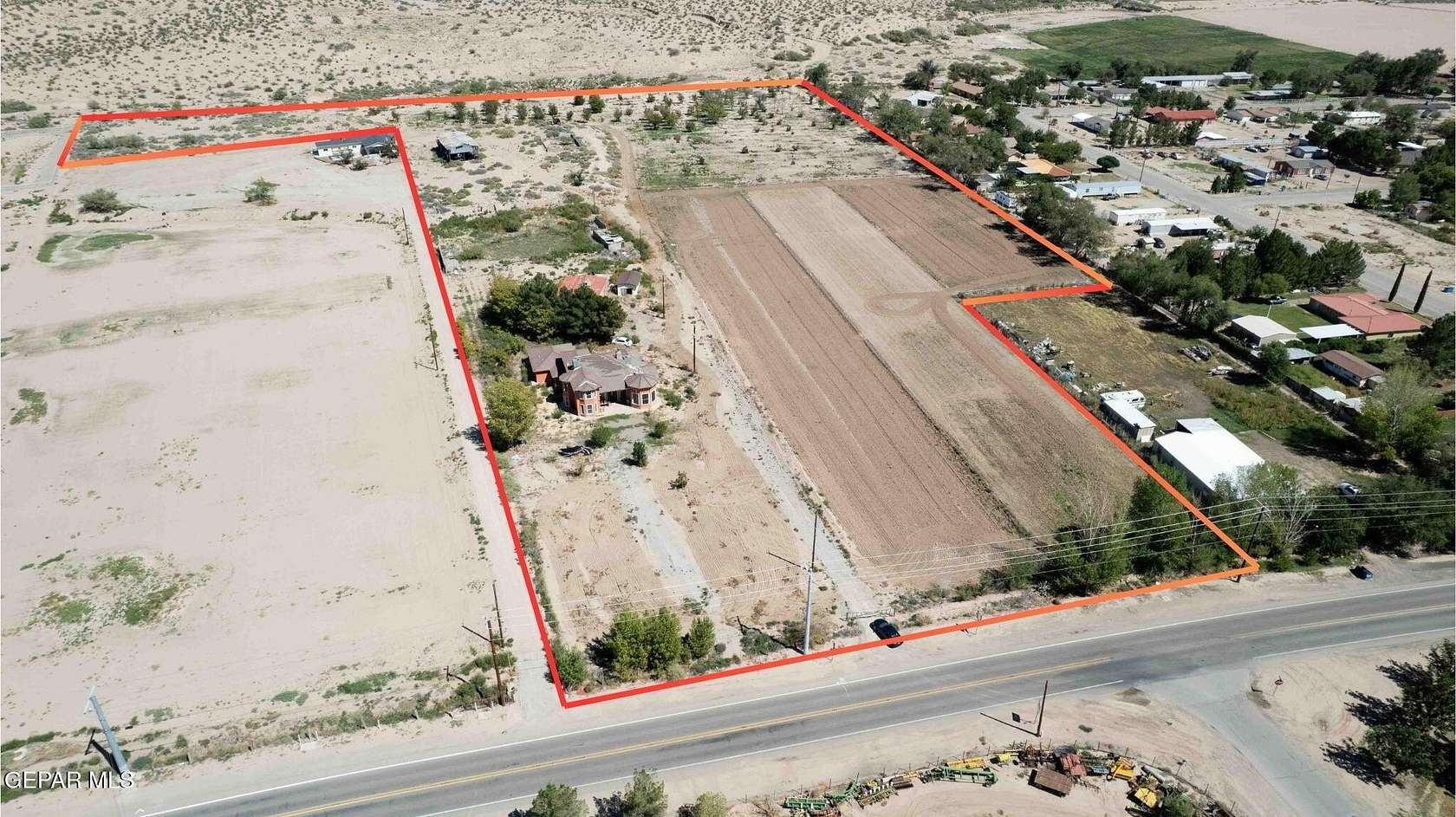 16.5 Acres of Improved Mixed-Use Land for Sale in Fabens, Texas