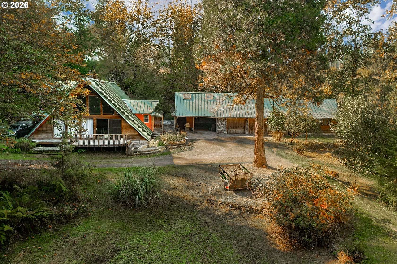 2.8 Acres of Land with Home for Sale in Springfield, Oregon