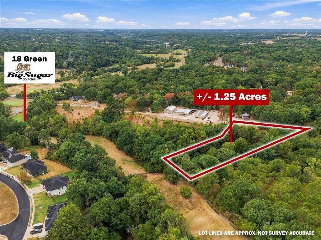 1.25 Acres of Residential Land for Sale in Pea Ridge, Arkansas