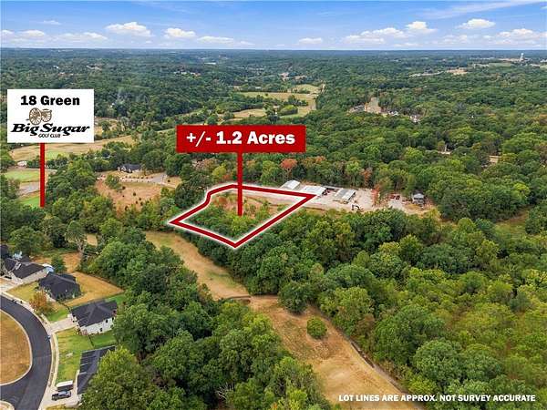 1.2 Acres of Residential Land for Sale in Pea Ridge, Arkansas