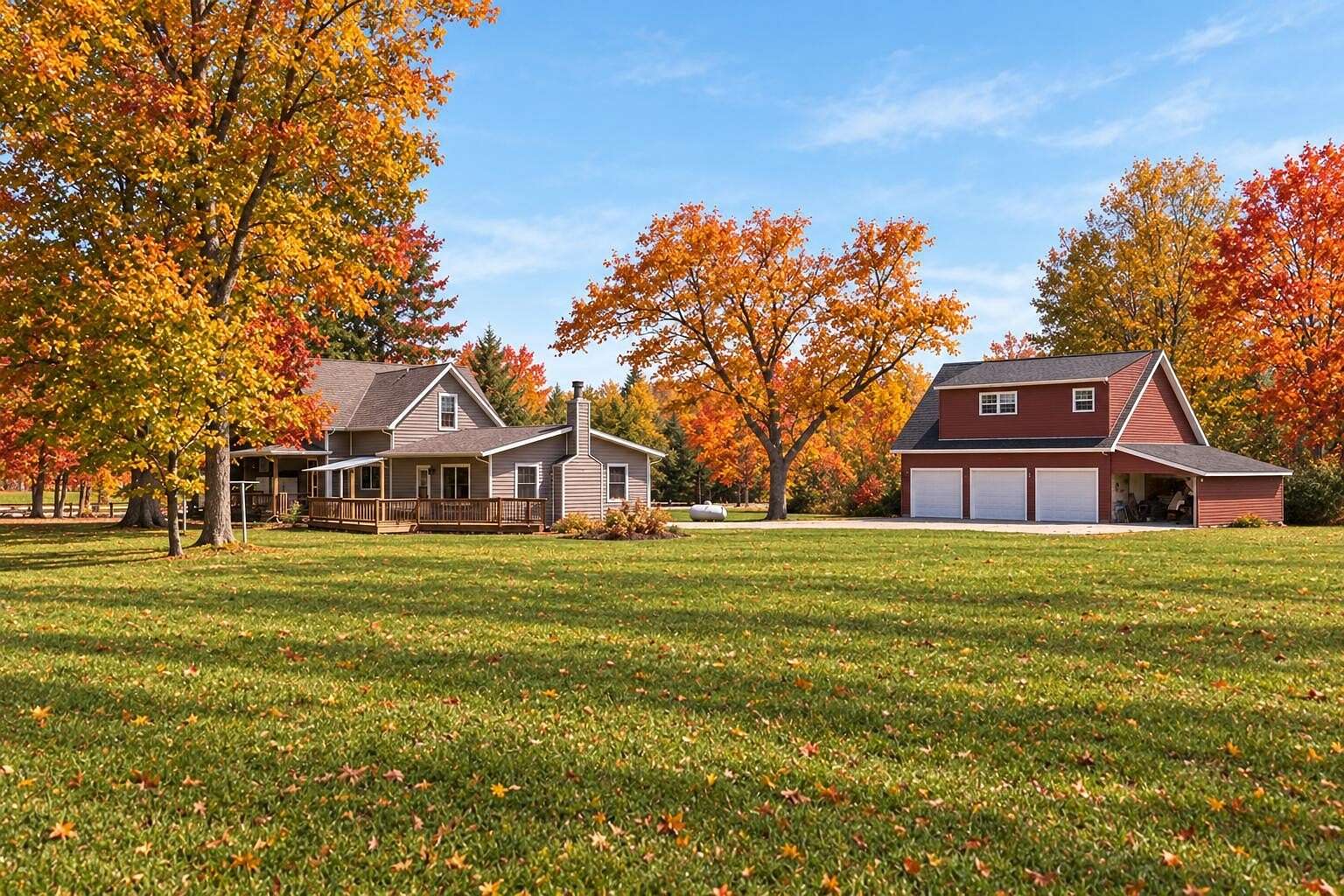 6.7 Acres of Land with Home for Sale in Lakeside, Michigan