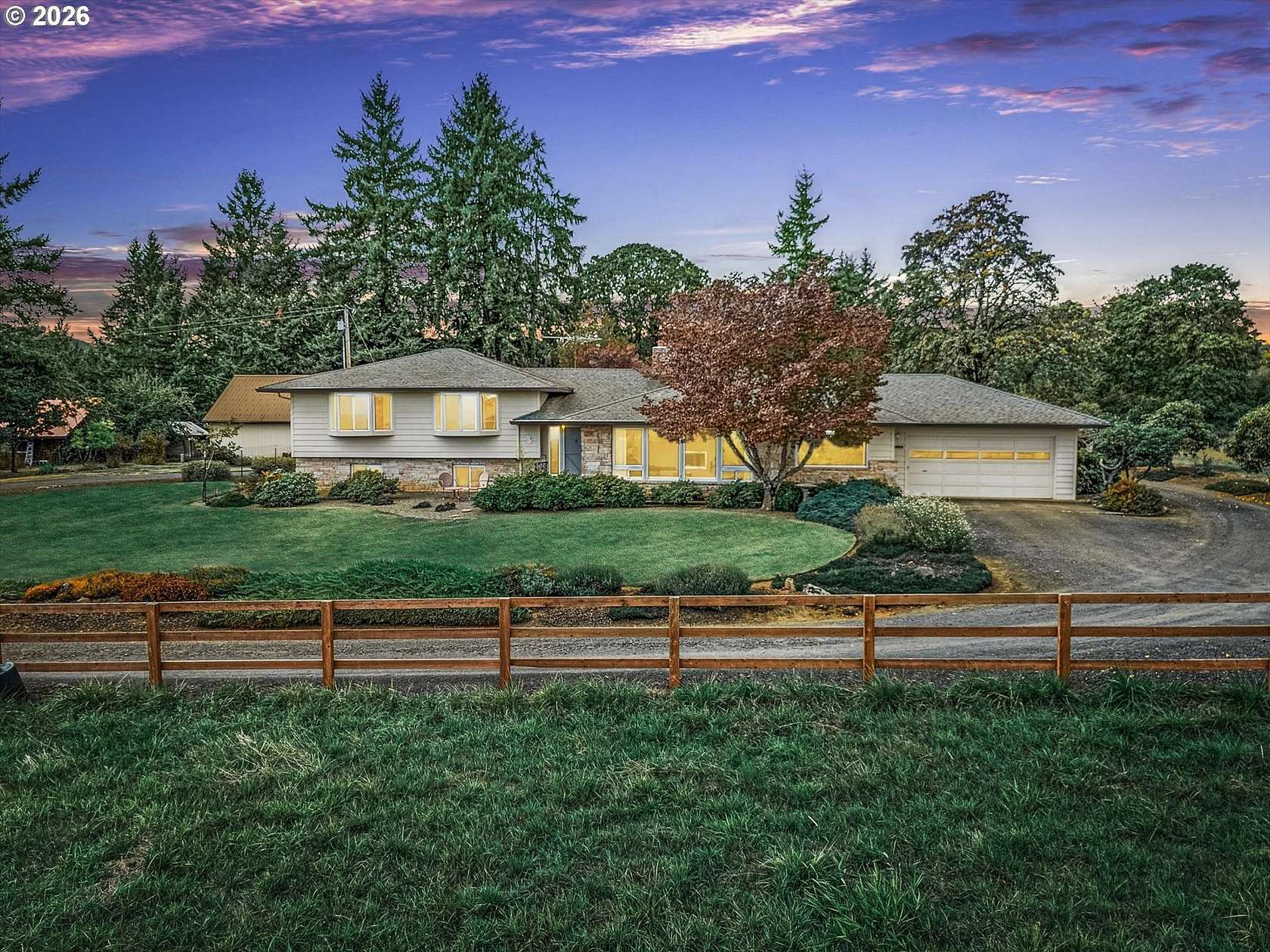 5.42 Acres of Land with Home for Sale in Scappoose, Oregon