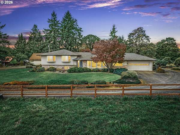 5.42 Acres of Land with Home for Sale in Scappoose, Oregon