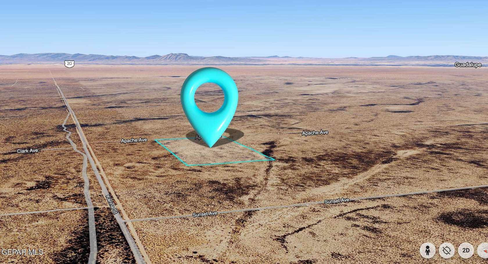 20 Acres of Recreational & Residential Land for Sale in Fabens, Texas