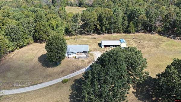 190 Acres of Recreational Land with Home for Sale in Salem, Arkansas