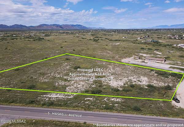 4.58 Acres of Commercial Land for Sale in Willcox, Arizona