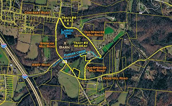 92 Acres of Land for Sale in Burns, Tennessee