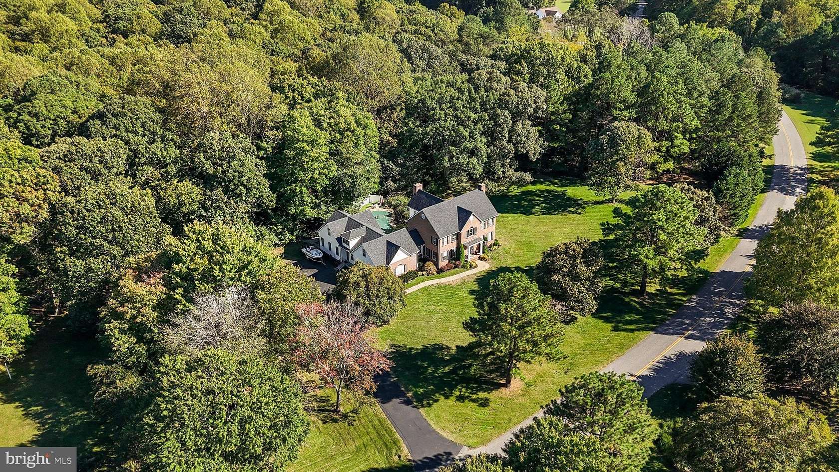 3.85 Acres of Land with Home for Sale in St. Leonard, Maryland