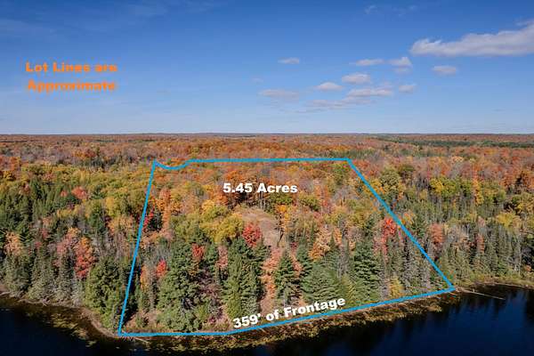 5.45 Acres of Land for Sale in Presque Isle, Wisconsin