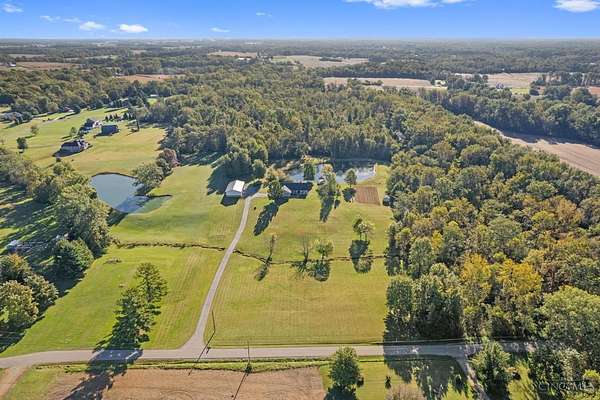 32.3 Acres of Recreational Land with Home for Sale in Jackson Township, Ohio
