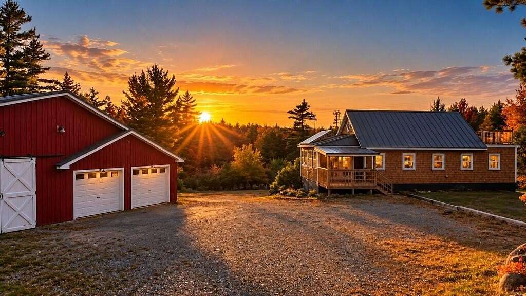 6.5 Acres of Land with Home for Sale in Bradley, Maine