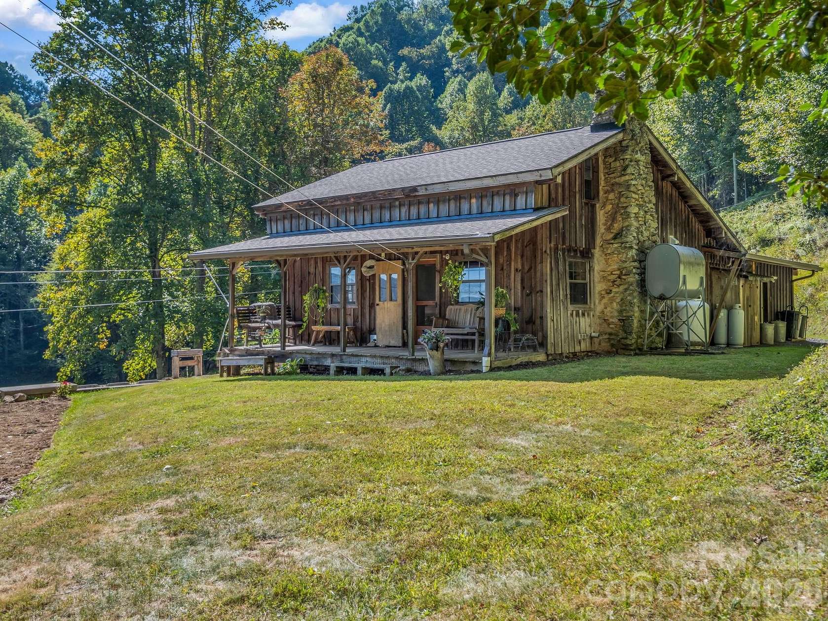 50 Acres of Land with Home for Sale in Marshall, North Carolina