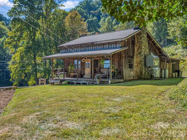 50 Acres of Land with Home for Sale in Marshall, North Carolina