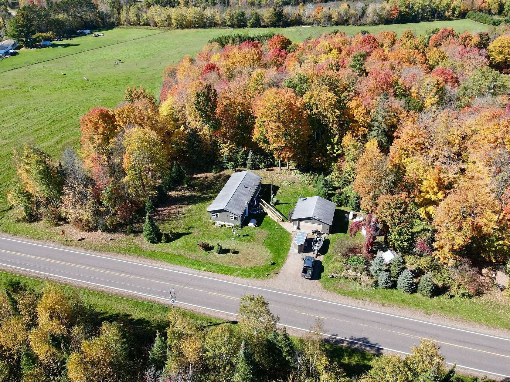 1.67 Acres of Land with Home for Sale in Tripoli, Wisconsin