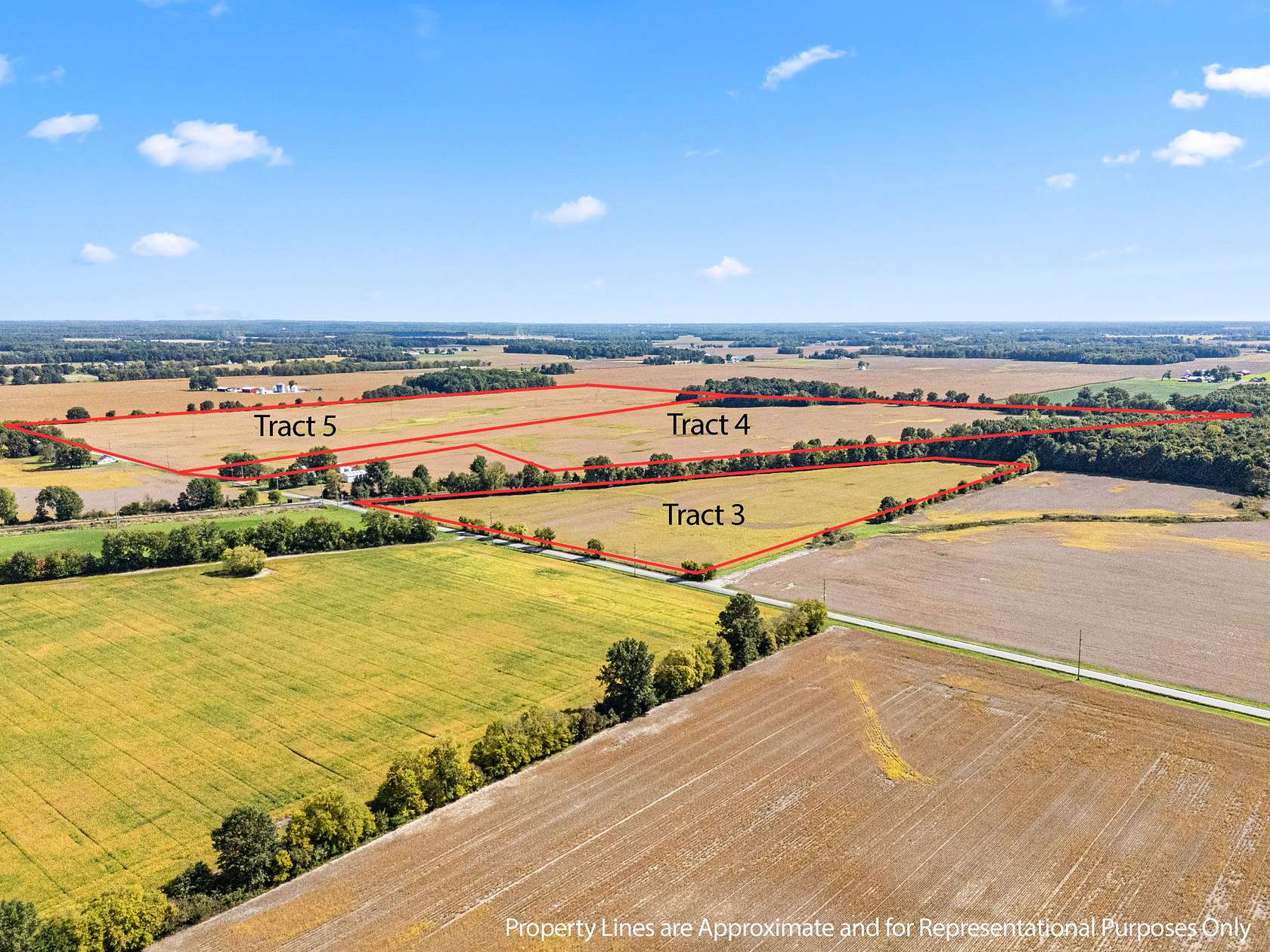 237 Acres of Land for Auction in Cardington, Ohio