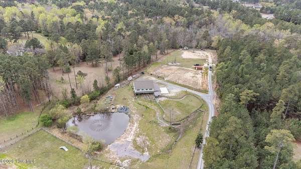 5.77 Acres of Land with Home for Lease in Vass, North Carolina