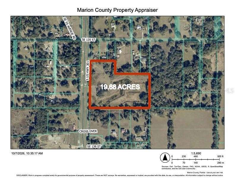 19.7 Acres of Land for Sale in Summerfield, Florida