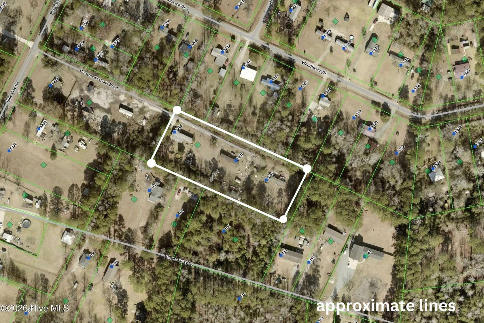 2.32 Acres of Residential Land for Sale in Castle Hayne, North Carolina
