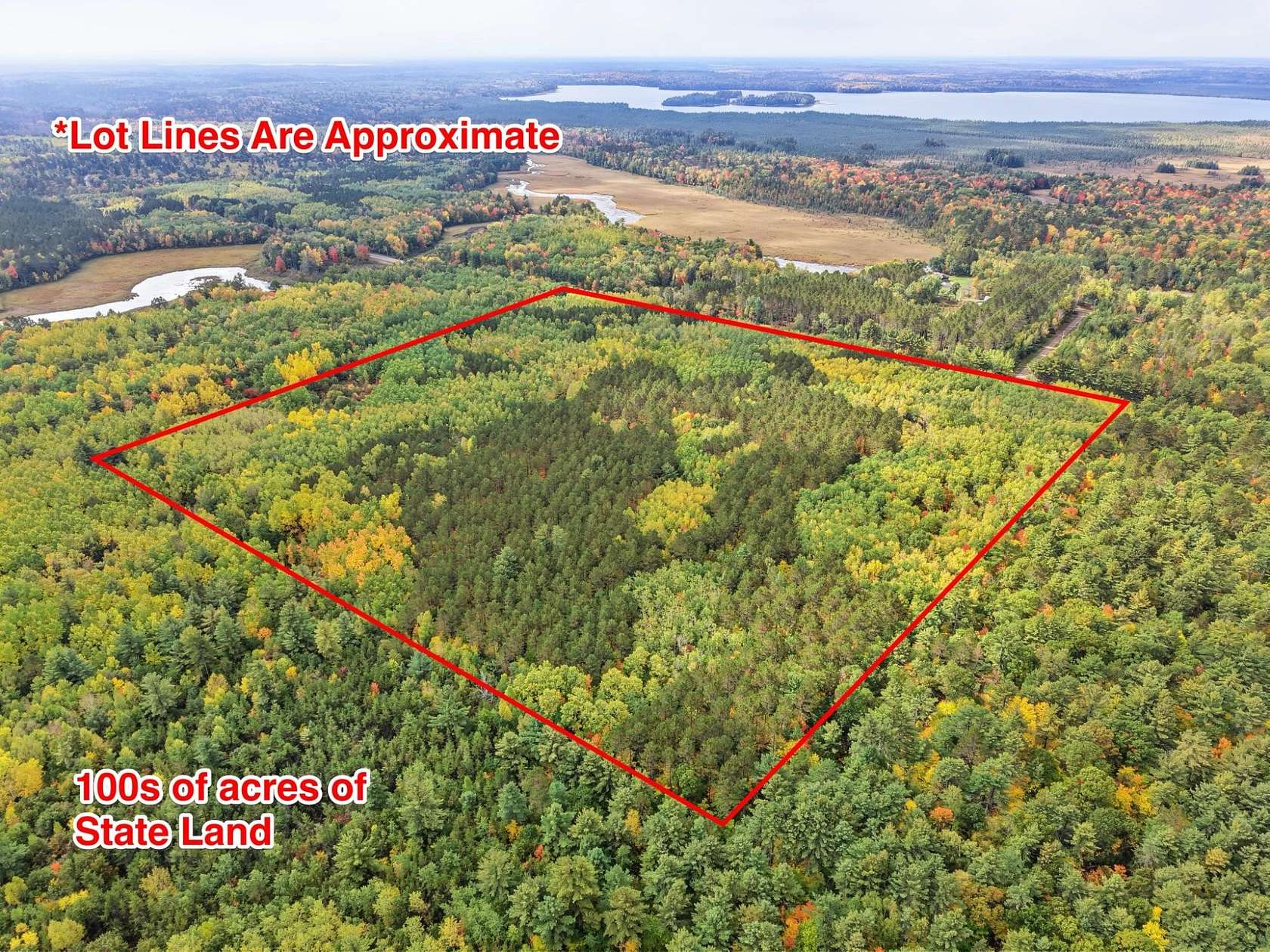 37.5 Acres of Recreational & Residential Land for Sale in Lac du Flambeau, Wisconsin