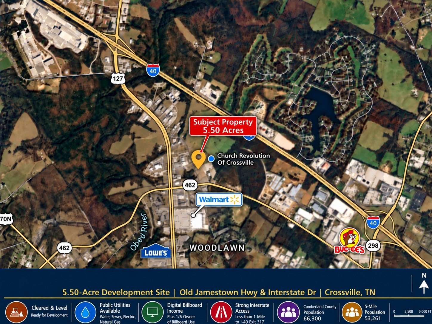 128 Acres of Land for Sale in Crossville, Tennessee