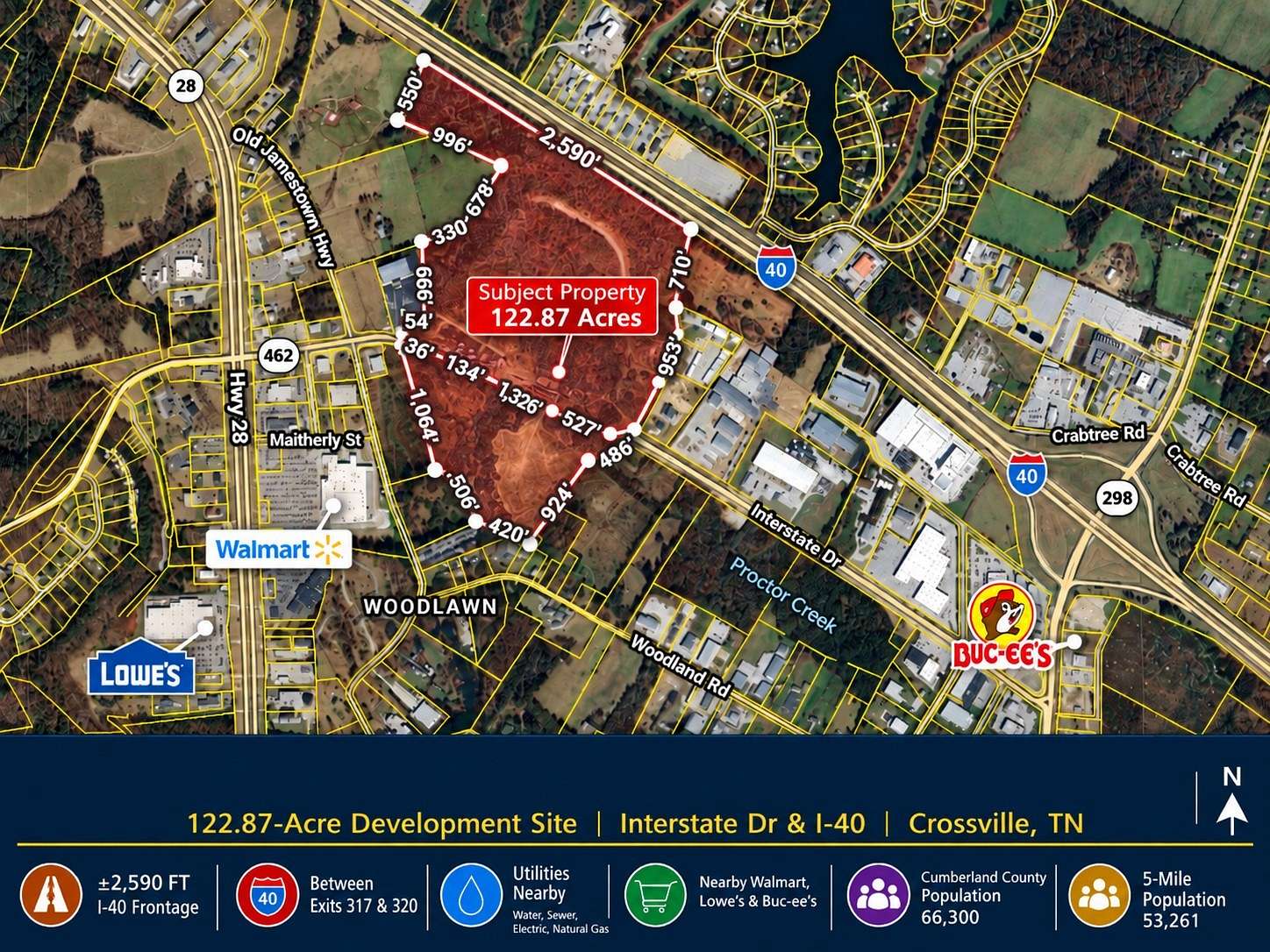 123 Acres of Land for Sale in Crossville, Tennessee