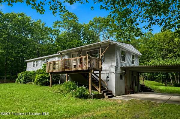 4.57 Acres of Land with Home for Sale in Canadensis, Pennsylvania