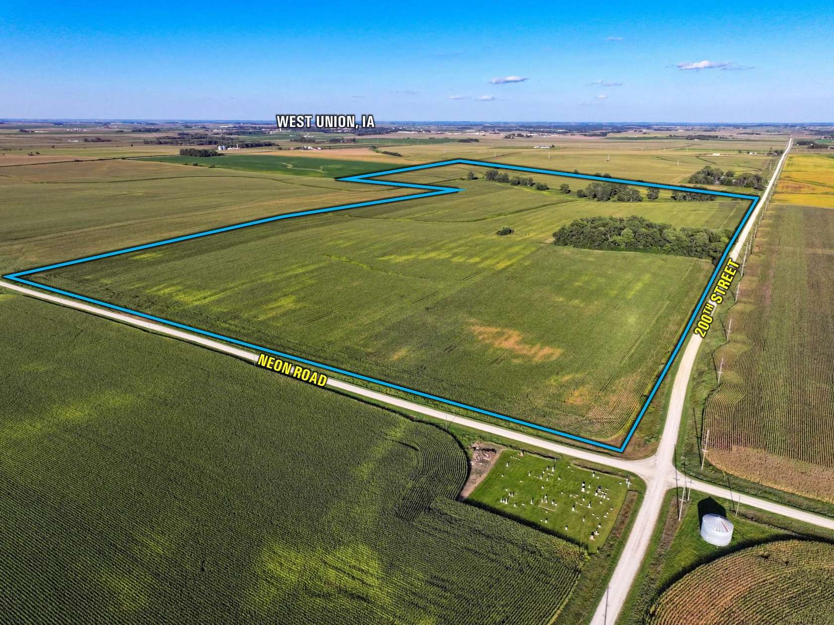 170 Acres of Land for Auction in Fayette, Iowa