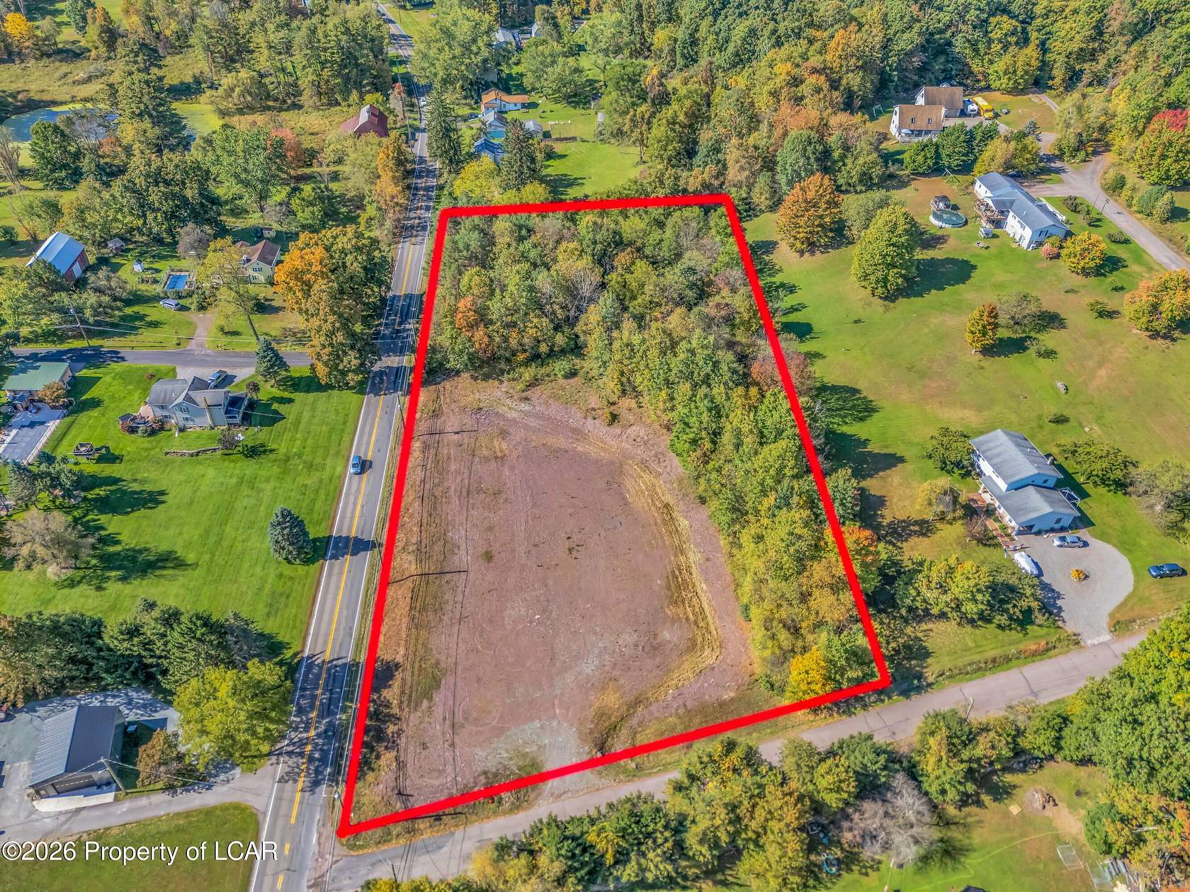 3 Acres of Commercial Land for Sale in Sweet Valley, Pennsylvania