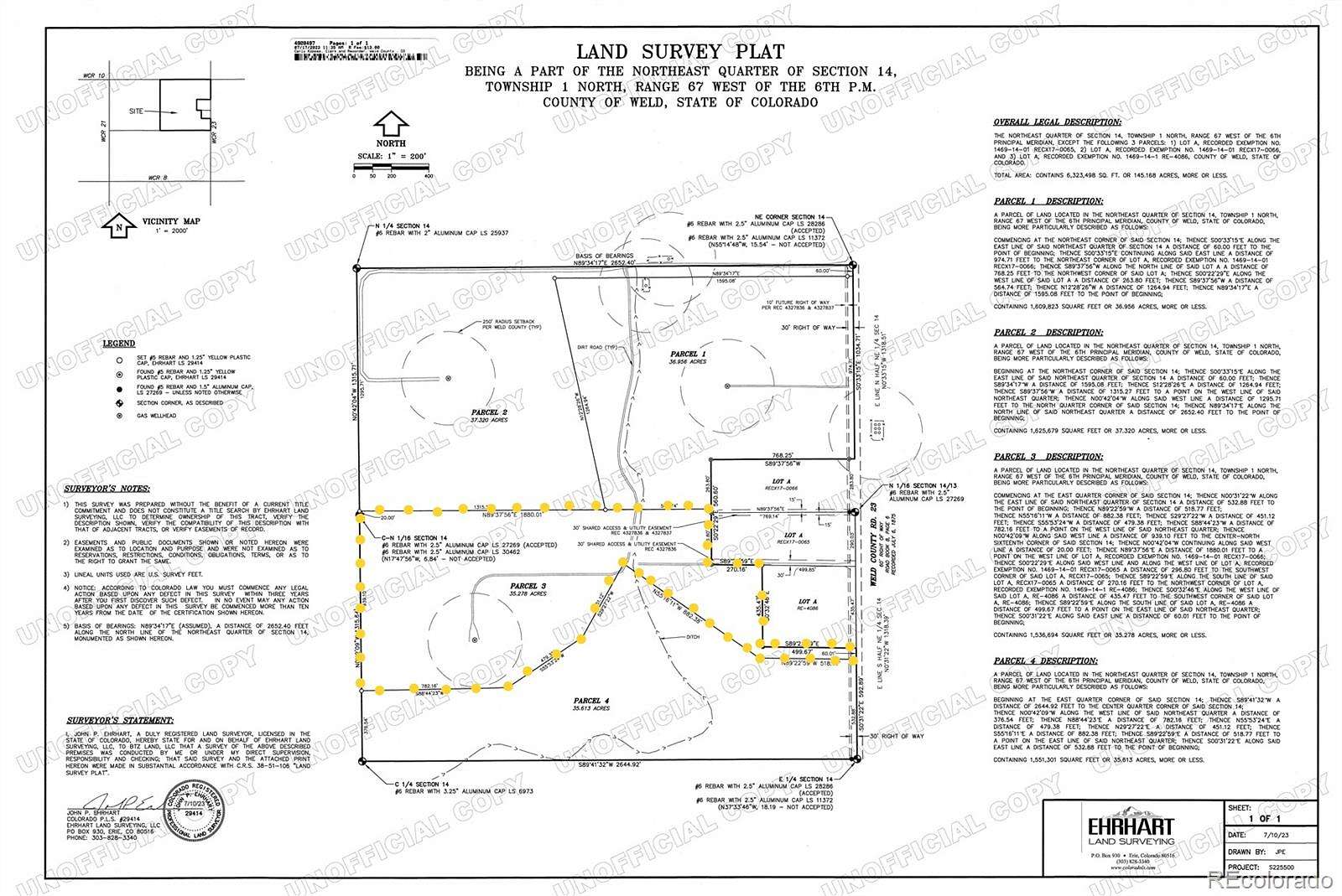 35.6 Acres of Agricultural Land for Sale in Fort Lupton, Colorado