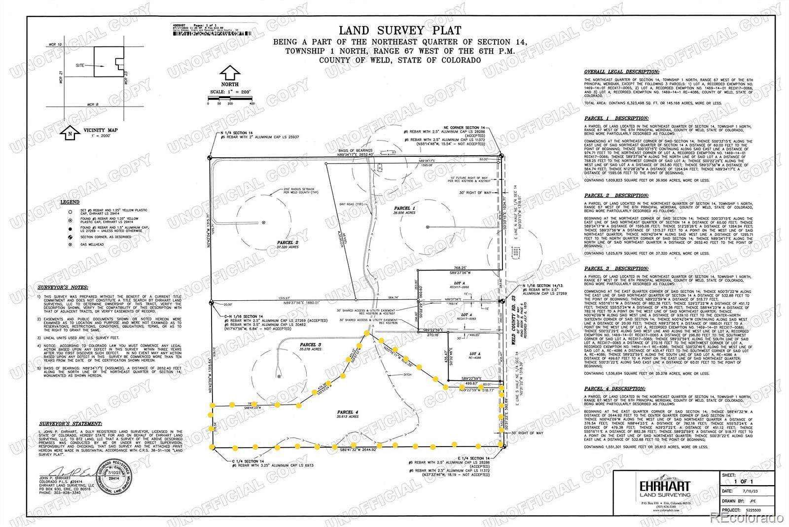 35.6 Acres of Agricultural Land for Sale in Fort Lupton, Colorado