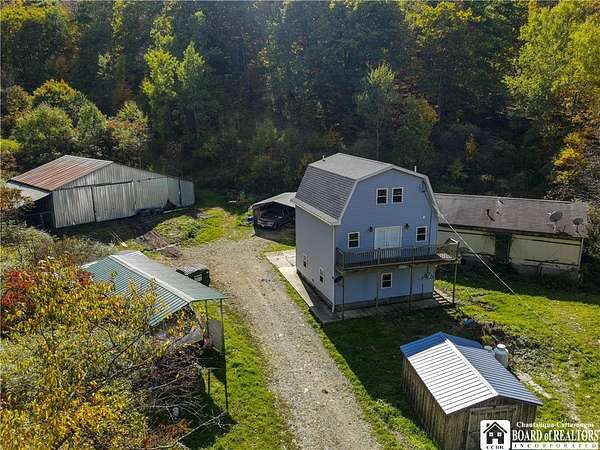 56.9 Acres of Land with Home for Sale in Olean, New York