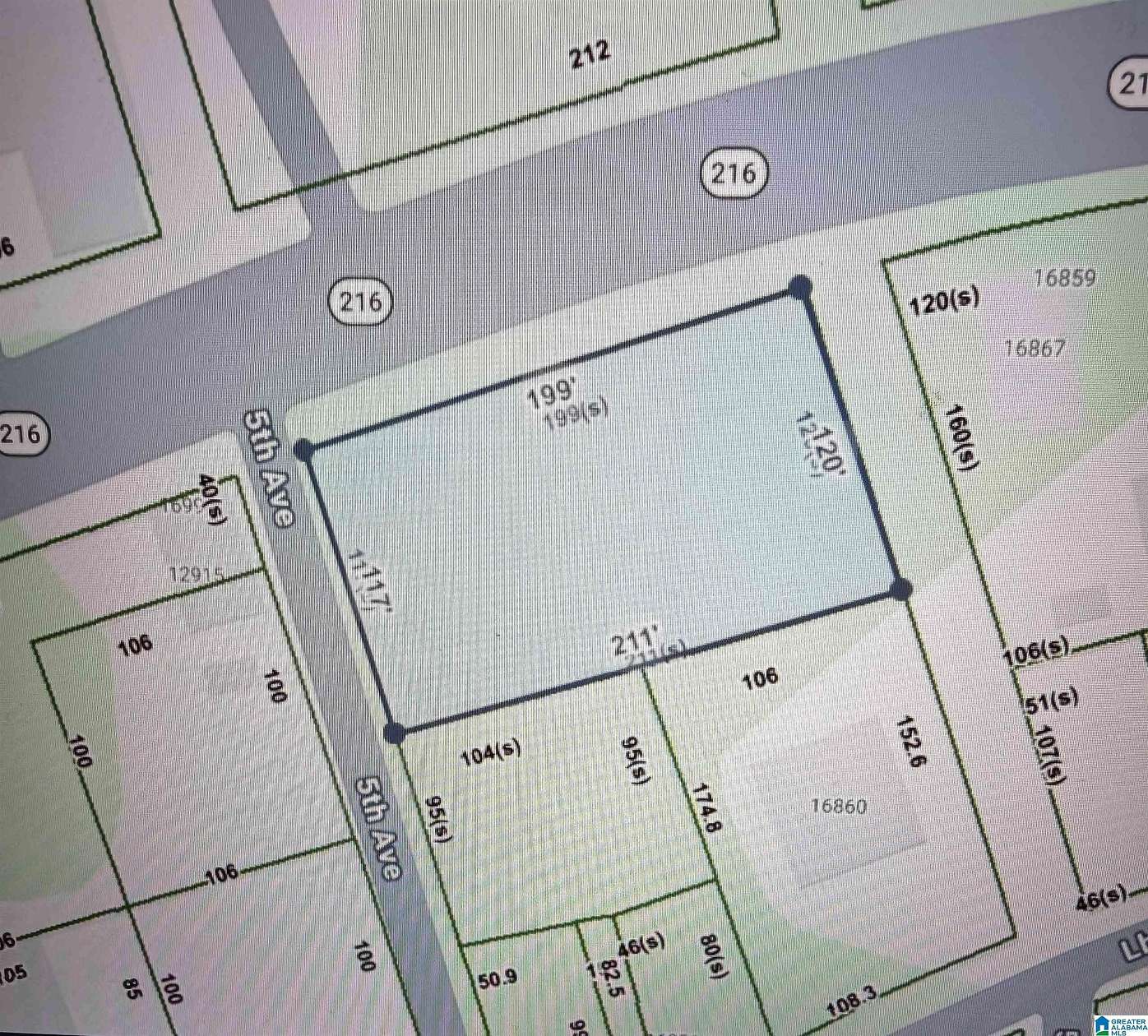 Residential Land for Sale in Brookwood, Alabama
