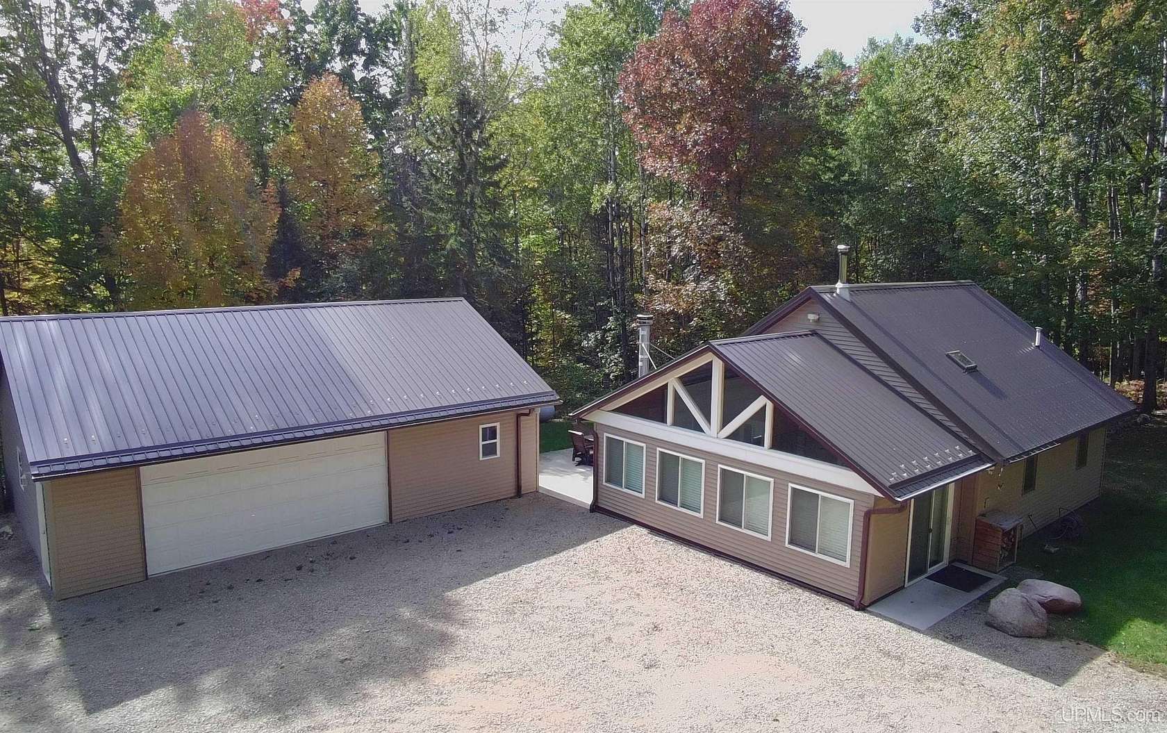 28.9 Acres of Recreational Land with Home for Sale in Amberg Town, Wisconsin