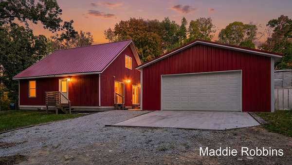 10 Acres of Land with Home for Sale in White Cloud, Michigan