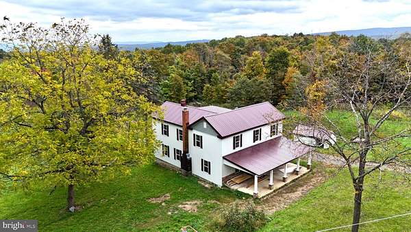 10.1 Acres of Land with Home for Sale in Elk Garden, West Virginia
