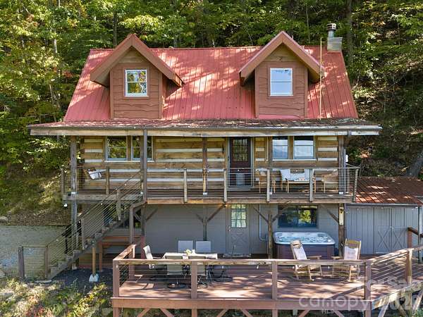 2.73 Acres of Land with Home for Sale in Clyde, North Carolina