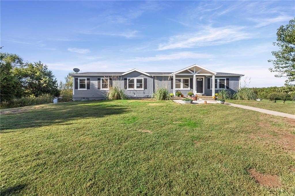 9.36 Acres of Land with Home for Sale in Lane, Kansas