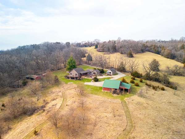 43.3 Acres of Land with Home for Sale in Hanover, Illinois