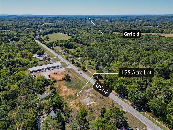 1.74 Acres of Commercial Land for Sale in Garfield, Arkansas