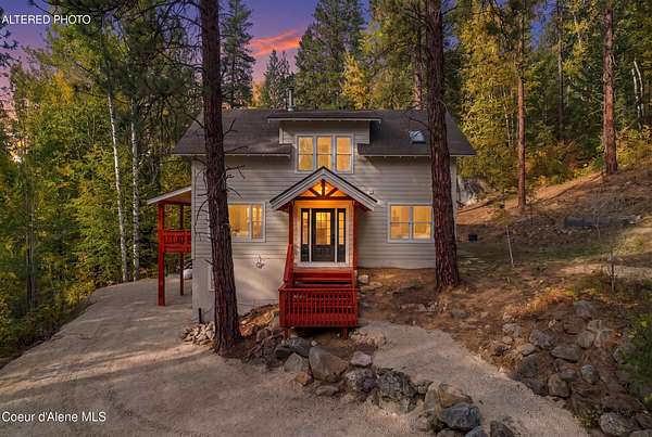 7.7 Acres of Land with Home for Sale in Sandpoint, Idaho