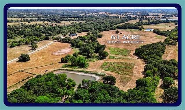 21.1 Acres of Land with Home for Sale in Roff, Oklahoma