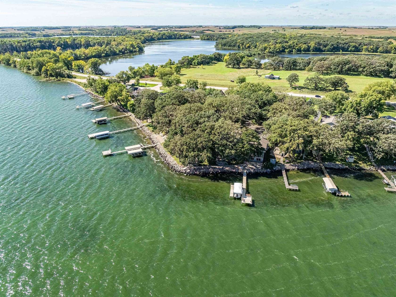1.52 Acres of Land with Home for Sale in Spirit Lake, Iowa