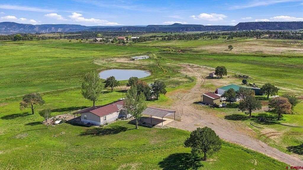 35.8 Acres of Agricultural Land with Home for Sale in Ignacio, Colorado