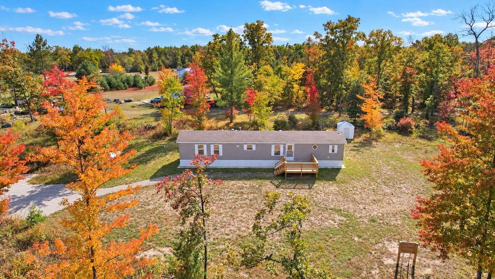 4 Acres of Land with Home for Sale in White Cloud, Michigan