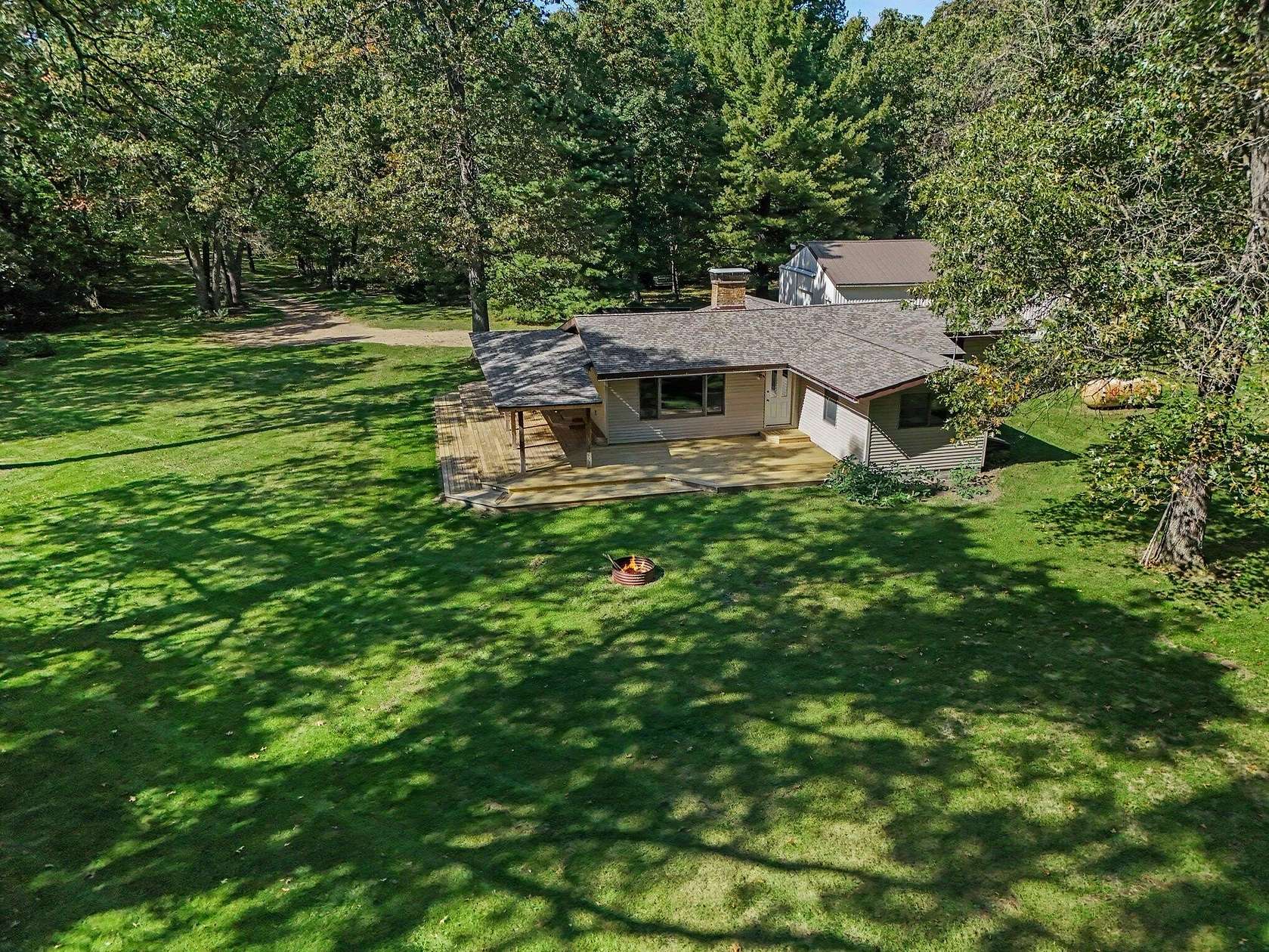 11.9 Acres of Recreational Land with Home for Sale in Allegan, Michigan