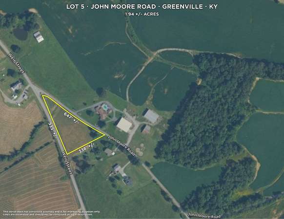 2 Acres of Residential Land for Sale in Greenville, Kentucky